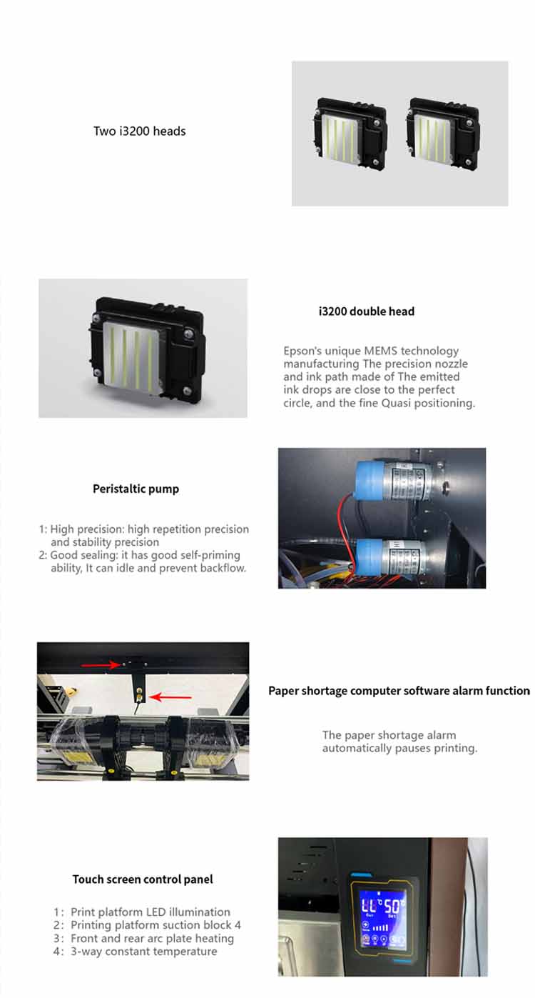 dettaglio della stampante dtf